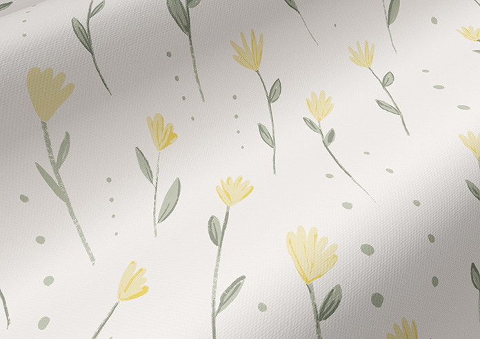 Ditsy Spring, Hessian - Twist&Fit Roller Blind - Image 4